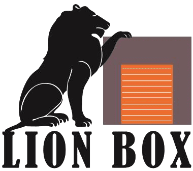 Lion Box Self Stockage Vence Lion Box Logo Noire